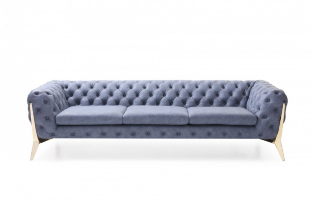 Luxe hoogwaardige bank bank bekleding stoel 3+2+1 set Chesterfield meubels