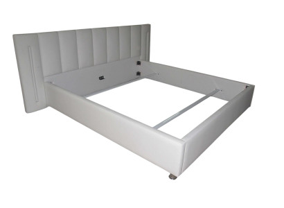 Lederen design bed dubbele bedden Huwelijk modern hotel frame slaapkamer