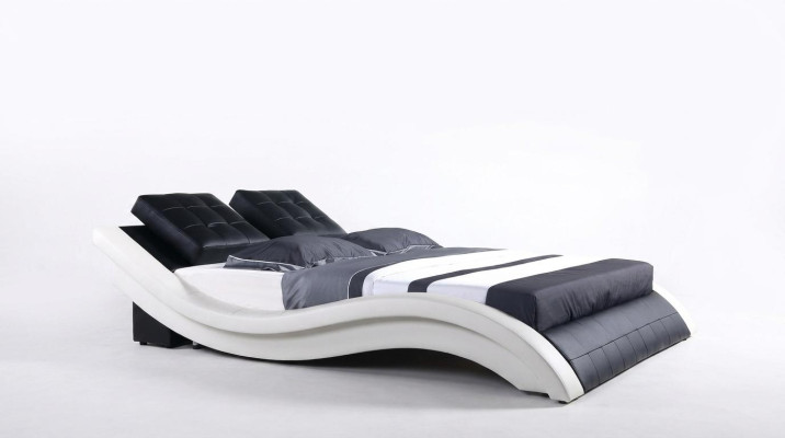 Ontwerp Bedden Tweepersoons Hotel Frame Slaapkamer Leder Luxe Modern