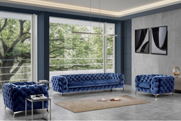 Bank Bank Bekleding XXL Grote Set Chesterfield Stof 3+2+2 Designerbanken