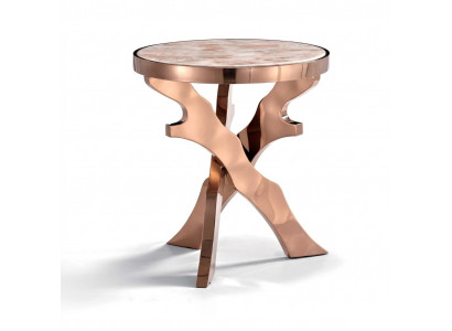 Bank Bijzettafel Rond Tafels Ronde Metaal Glas Designer Woonkamer