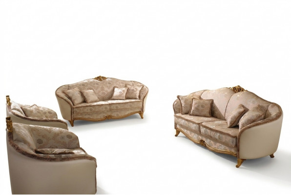 Luxe klasse 3+2+1 Italiaans meubilair bankstel bank sofa nieuw