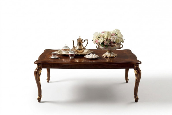 Salontafel Edel design Woonkamer Barok Rococo Bank Bank Tafels