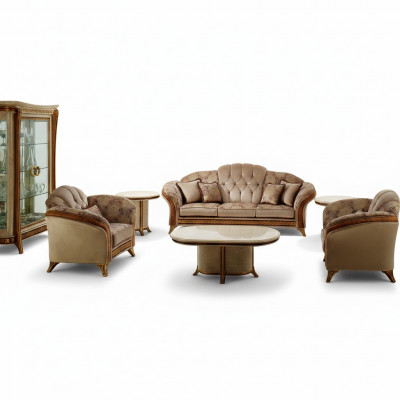 Luxe klasse 2+1+1 Italiaanse meubelbankstel Bank Bank Nieuw arredoclassic™