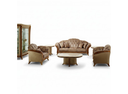 Luxe klasse 2+1+1 Italiaanse meubelbankstel Bank Bank Nieuw arredoclassic™