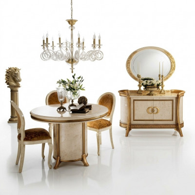arredoclassic™ Dressoir Spiegel Dressoir XXL Sideboard Lowboard Hout
