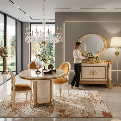 arredoclassic™ Luxe klasse meubels Eetkamer Ronde tafel Eettafel