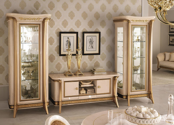 Wandmeubel Vitrine Ladenkast Kast dressoir Barok Rococo Jugendstil