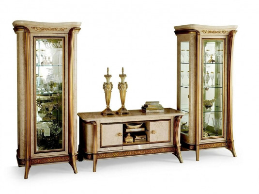 Wandmeubel Vitrine Ladenkast Kast dressoir Barok Rococo Jugendstil