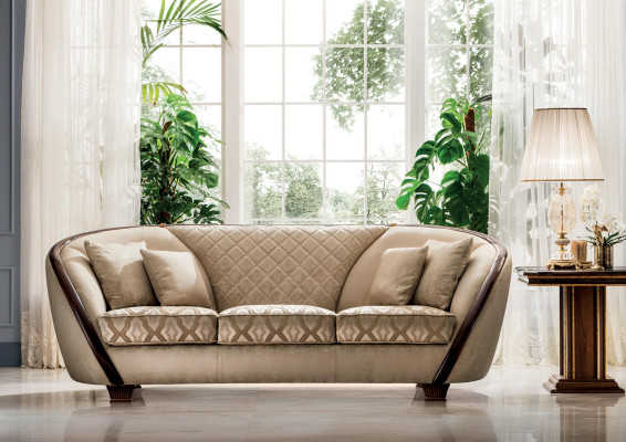 Luxus klasse 3+1 Italiaanse bankstel set meubelen bank nieuw arredoclassic™