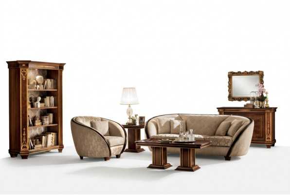 Luxus klasse 3+1 Italiaanse bankstel set meubelen bank nieuw arredoclassic™