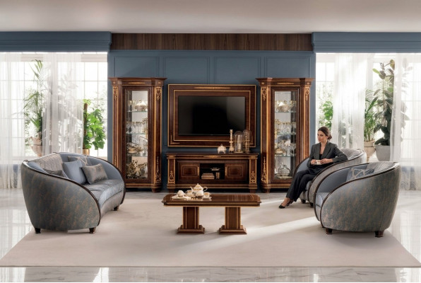 Luxe klasse 3+1+1 Italiaanse meubels bank bank Nieuwe bankstel arredoclassic™