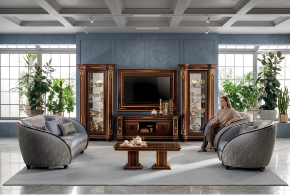 Luxe bankstel Klasse 3+2 Italiaanse meubels Bank Sofa arredoclassic™ Nieuw
