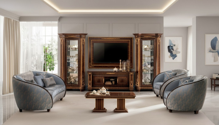 Luxe bankstel Klasse 3+2 Italiaanse meubels Bank Sofa arredoclassic™ Nieuw