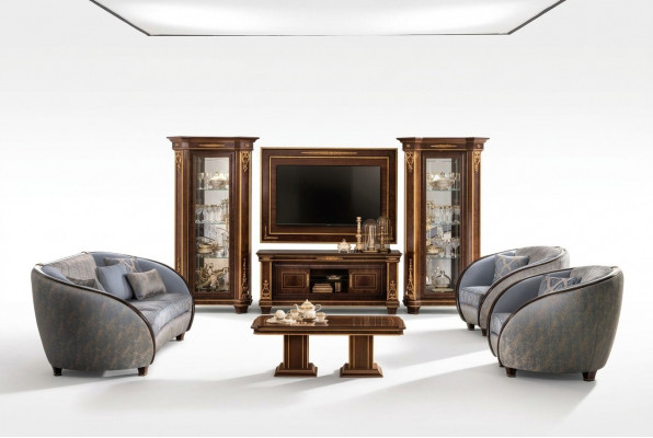 Luxe bankstel Klasse 3+2 Italiaanse meubels Bank Sofa arredoclassic™ Nieuw