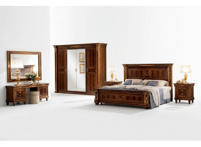 Klassiek ontworpen houten bed Luxe bedden Edel barok rococo huwelijk