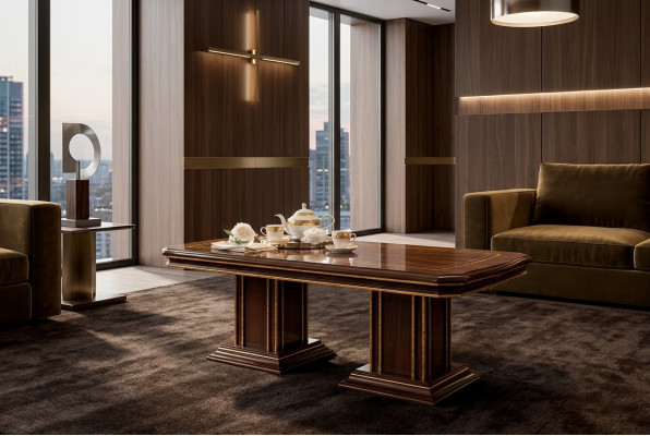 Salontafel Elegant design Woonkamer Bank Tafels Barok Rococo
