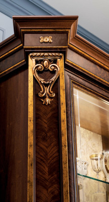 Klassieke ontwerpstuhl Echt hout Stoelen Barok Rococo Antieke Stijl Italië