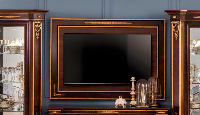 Wandkast Vitrine RTV Sideboard Kast Wand Rococo Ontwerp Barok