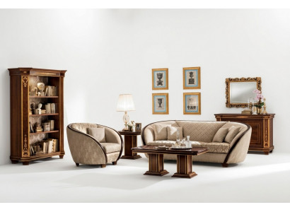 Luxe Klasse 3+2+1 Italiaanse meubelbankbankbank Nieuw arredoclassic