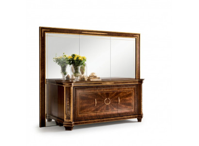 Buffet Kast Dressoirs Woonkamer Wandkast + Spiegel