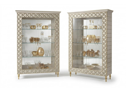 VITRINE Kast Glas Kast Ontwerper Meubels Decoratie Rococo Barok Jugendstil