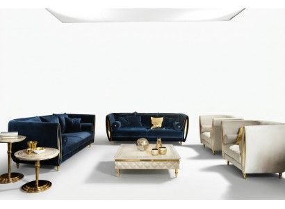 Sofagroep Bank Bankstel 3 + 2 Woonkamer Designer Meubels Klassiek