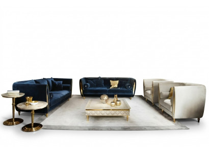 Bankstel Bank Bank 3-zitsbank (zonder 2+1) Designmeubels Klassiek