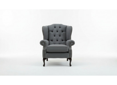 Chesterfield Design Luxe Stoffen Banken Textiel Oorfauteuil 1-zits Bank Bekleding