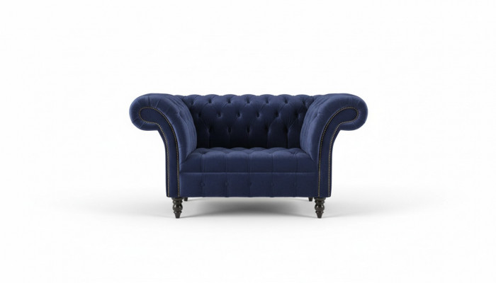 Chesterfield Design Bank Fauteuil Sofa Bekleding Luxe Klassieke Textiel Banken
