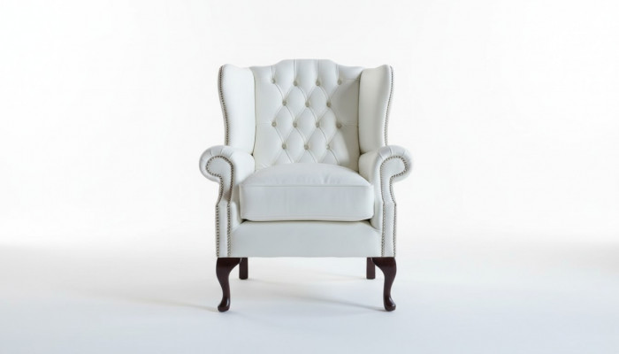 Ohrensessel Chesterfield Fauteuil Televisie Bank 1-Zits Sofa Textiel Banken Stof