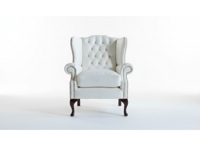 Ohrensessel Chesterfield Fauteuil Televisie Bank 1-Zits Sofa Textiel Banken Stof