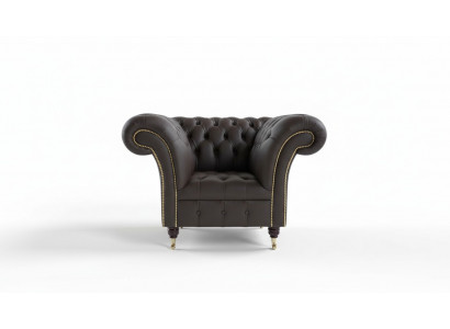 Chesterfield Design Sofa Fauteuil Bank Bekleding Luxe Textiel Banken 1-Zits #211