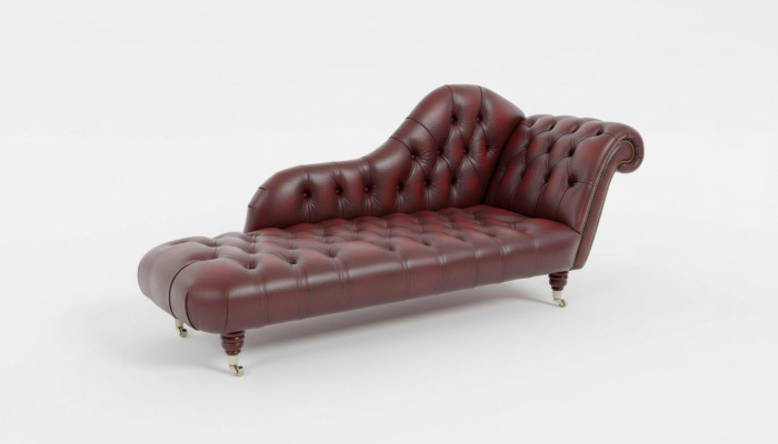 Lounge Club Chesterfield Sofa Bed 2-seater Upholstered Lounges Chaise Longues Leather