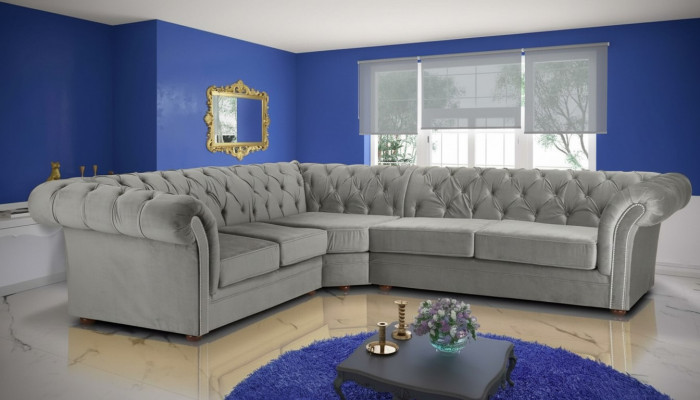 245x308cm Bank Chesterfield Sofa op maat gemaakt Bankstellen Bankstellen Set