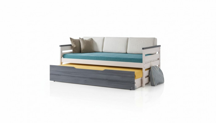 Houten slaapbank bed kinder- en tienerkamer houten bedden slaapbank opvouwbaar nieuw kind.