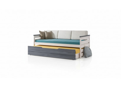 Houten slaapbank bed kinder- en tienerkamer houten bedden slaapbank opvouwbaar nieuw kind.