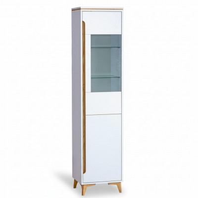 Vitrine Vitrine Dressoir Kast Rek Modern Stijl Woonkamer Collectie Wit