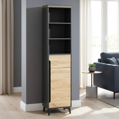Hoge kast ontwerp Vitrine kast Vitrine plank Woonkamer meubels Planken Nieuw