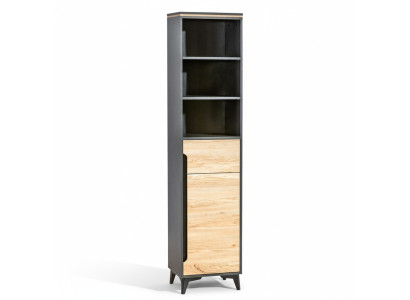 Hoge kast design vitrinekast kast vitrinekast plank woonkamer meubels planken nieuw
