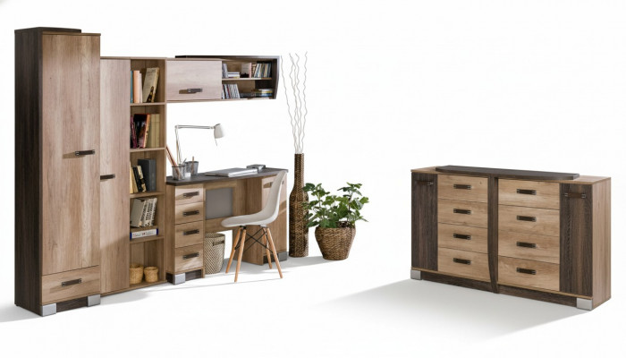 Hoge kast 1-deurs multifunctionele kast met laden woonkamer rek vitrine nieuw
