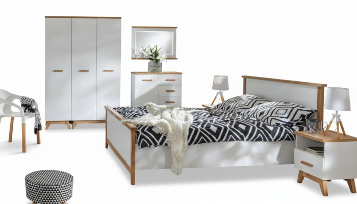 Slaapkamer Kledingkast 3-deur Houten Wandkast Kast Kledingkasten