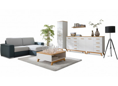 Woonkamerset bijzettafel tv commode tafel commodes muur