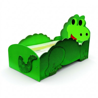 Dino Groot Bed met Matras Kinderbed Kinderkamer Kinderen Kamer Bedden