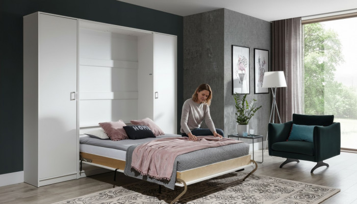 XXL kledingkast Bed Kast Wandkast Bedden 90/120/140x200 Kasten  XXL kledingkast Bed Kast Wandkast Bedden 90/120/140x200 Kasten