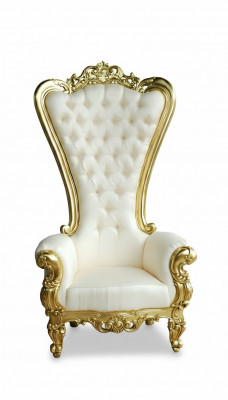 Troonstoel Koninklijke gestoffeerde Chesterfield fluwelen fauteuil in antieke stijl, éénzitter.