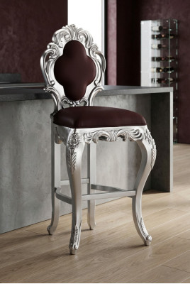 Poef Barkruk Koninklijk Gestoffeerde Chesterfield Velvet 1-zitter Antieke Stijl Stoel.