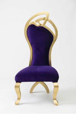 Troon stoelen fauteuils Koninklijk fluwelen gestoffeerde Chesterfield 1 zits antieke stijl