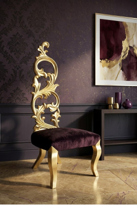 Troonstoel Koninklijke gestoffeerde Chesterfield fluwelen fauteuil in antieke stijl, 1-zits stoel.