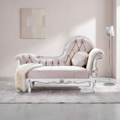 Chaiselongue Chesterfield Récamière antik stil Edle Chaise Longue Sofa Liege Neu Chaiselongue Chesterfield Recamiere in antieke stijl Edel Ligbed Nieuw